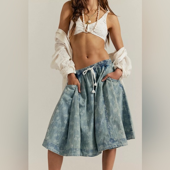 We The Free Pants - We The Free Distant Lover Printed Culottes~Lazy 🌼
